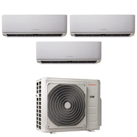 Climatizzatore Condizionatore Immergas Trial Split Inverter serie THOR 9+9+18 con MULTI 28-4 R-32 Wi-Fi Optional 9000+9000+18000