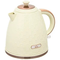 Bollitore, 2200W, con Finestra trasparente, a Riscaldamento rapido, Beige