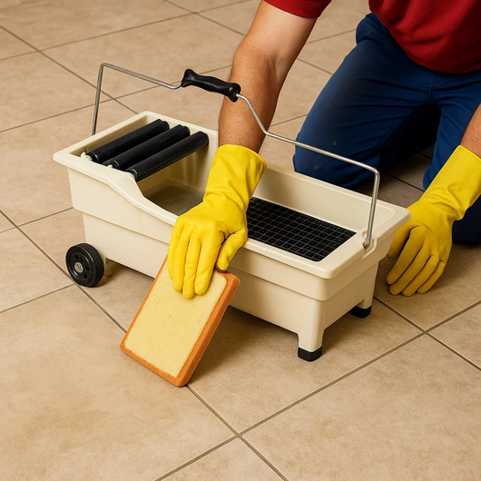 Vasca plastica antiurto 20 litri frattone spugna sweepex lavaggio