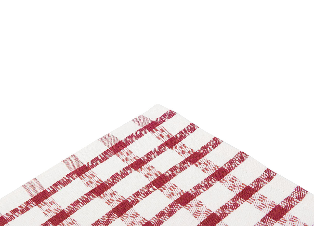 Set 6 Strofinaccio Asciugamano Cucina In Cotone Tinto Filo Modello Tiffany