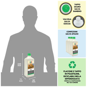 Trattamento idrorepellente antimacchia per cotto e pietre TIM   1LTx6Pz