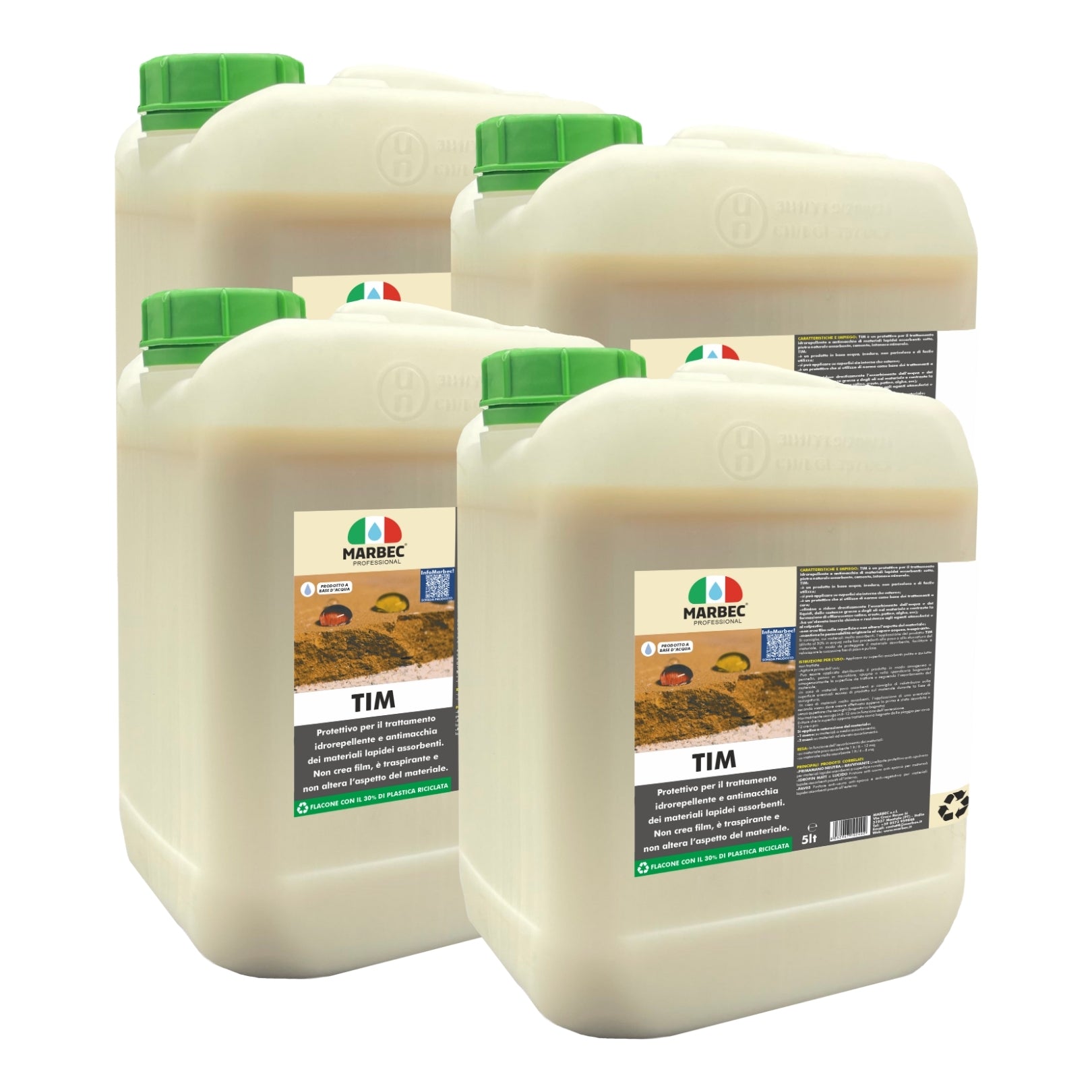 Trattamento idrorepellente antimacchia per cotto e pietre TIM   5LTx4Pz
