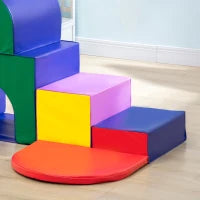 Set da Gioco per Bambini 12-36 Mesi da 7 Blocchi Multicolore in PU e EPE, 170x130x40 cm