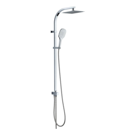 Colonna doccia attrezzata sky acciaio inox cromato soffione quadro doccetta *** confezione 1