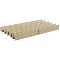 Telo per Tetto per Pergola, tTenda Retrattile, 3 x 3 m, Beige
