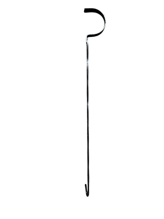 Tira Brace per Caminetto in Ferro, 74 cm, Nero, Resistente Al Calore