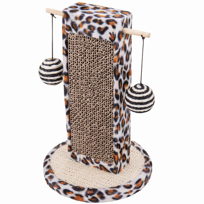 TIRAGRAFFI PER GATTI ALBERO GIOCHI GIOCO TIRA GRAFFI PER GATTO DA 30 CM