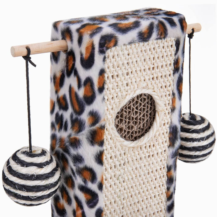 TIRAGRAFFI PER GATTI ALBERO GIOCHI GIOCO TIRA GRAFFI PER GATTO DA 30 CM