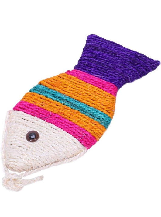 TIRAGRAFFI PER GATTI FORMA DI PESCE GIOCHI GIOCO 25CM. ART-14222-223