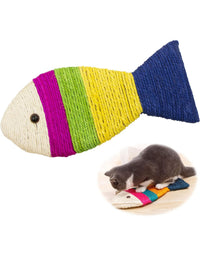 TIRAGRAFFI PER GATTI FORMA DI PESCE GIOCHI GIOCO 25CM. ART-14222-223