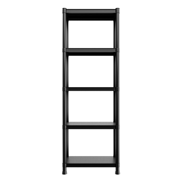 Titan S - Scaffale Modulare 5 Ripiani 60x30xH180 cm in Resina Nero
