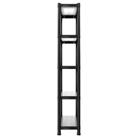 Titan S - Scaffale Modulare 5 Ripiani 60x30xH180 cm in Resina Nero