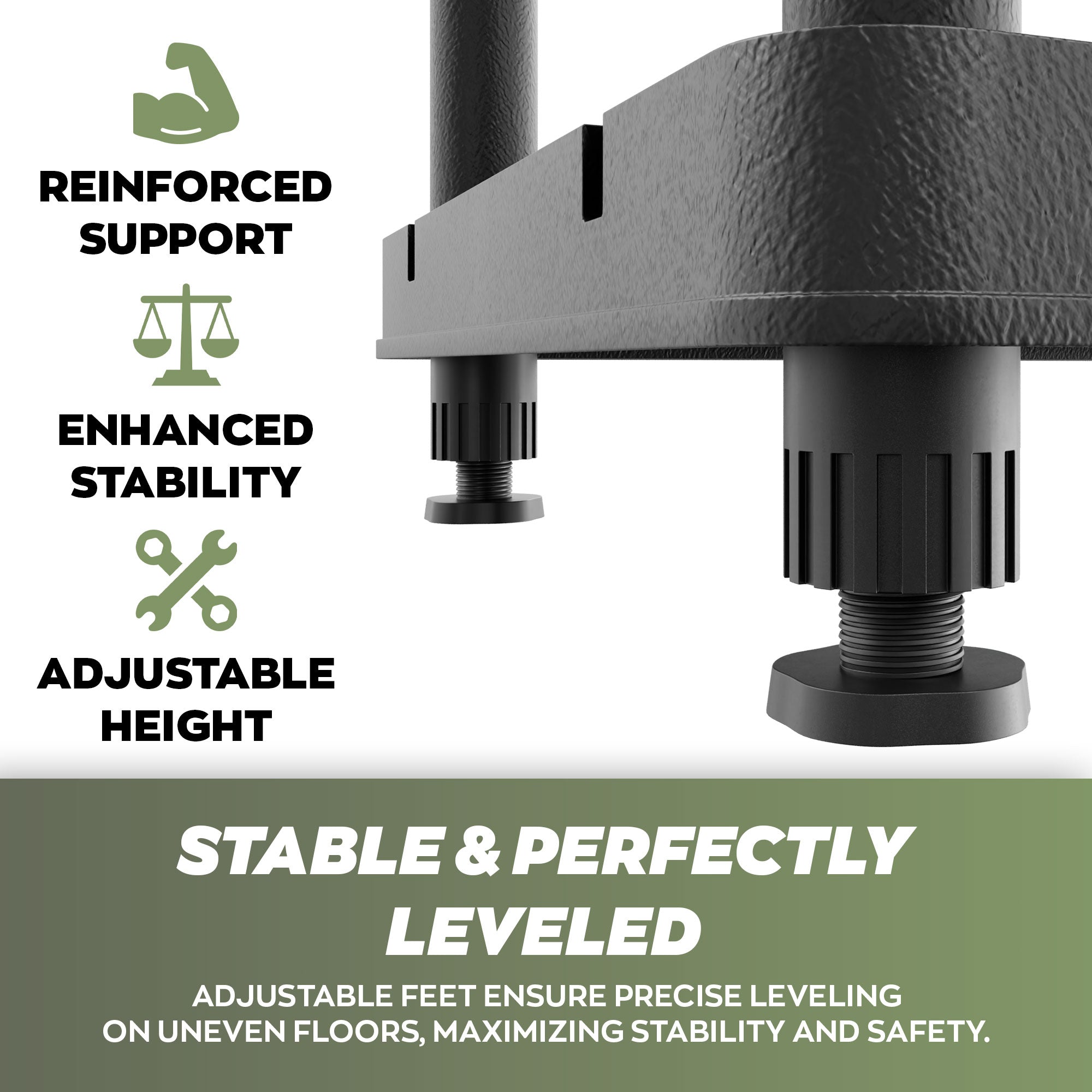 Titan X - Scaffale Modulare 5 Ripiani 90x45xH185 cm in Resina Nero