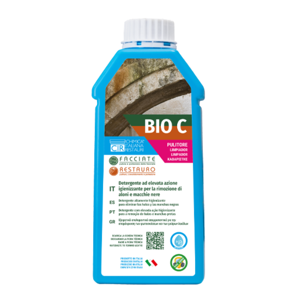 Detergente azione igienizzante pietre intonaci macchie aloni bio c 1 litro