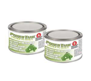 Power Tank Primer Plastica Trattamento Serbatoio Plastica Kit Medium 360 grammi Per plastica PMMA, PC, ABS, PS, PETG, PET, vetroresina, fibra carbonio