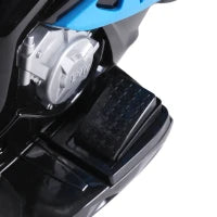 Outsunny Moto Elettrica per Bambini 3 Ruote 6V 2,5 Km/h, Effetti Luminosi e Sonori, Carico Max. 20 kg, BMW S1000 RR, Blu
