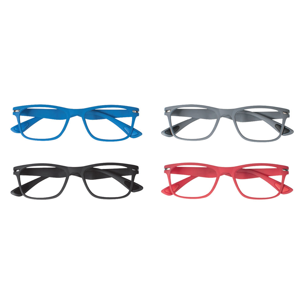 OCCHIALI PER LETTURA MODELLO 'OKLAHOMA' + 2,0 nero EL CHARRO