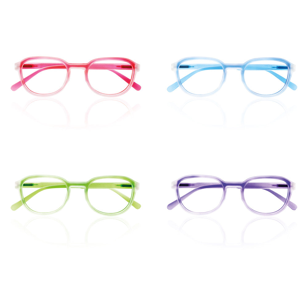 OCCHIALI PER LETTURA MODELLO 'MAINE' + 2,0 viola EL CHARRO