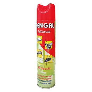 INSETTICIDA SPRAY 'MOSCHE E ZANZARE' ml 400 BENGAL 12 PZ