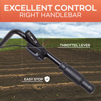 Tukang 140 - Motozappa per Orto a Scoppio a Benzina 4 tempi 2.5HP Motore 140cc con 4 Frese Ø30 cm