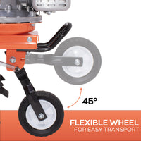 Tukang 140 - Motozappa per Orto a Scoppio a Benzina 4 tempi 2.5HP Motore 140cc con 4 Frese Ø30 cm