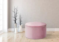 Puff Porta Scarpe Pink Cm Ø 71X41