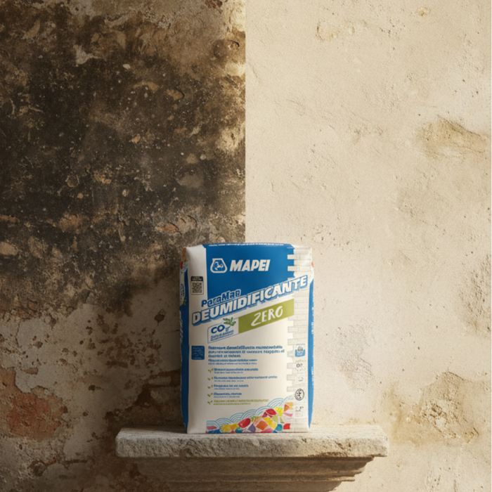 Poromap intonaco deumidificante 20 kg per risanamento murature 10 sacchi