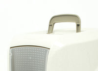 Lettiera Toilette Per Gatti Con Coperchio e Sportello 45x36x32,5cm Mod 700098 Beige