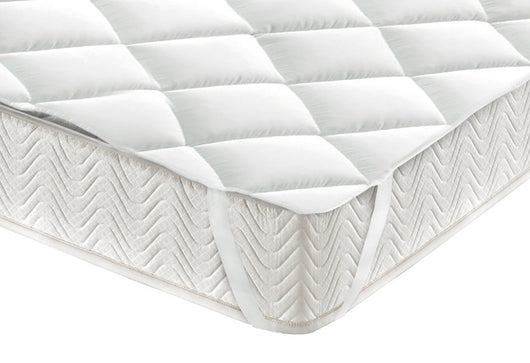 Topper Coprimaterasso Imbottito Trapuntato con Elastici Agli Angoli Modello LH - Matrimoniale - Topper