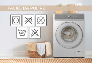 Topper Coprimaterasso Imbottito Trapuntato con Elastici Agli Angoli Modello LH - Piazza E Mezza - Topper