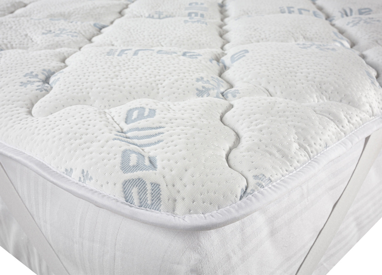 Topper Coprimaterasso Imbottito Correttore Materasso Reversibile Rinfrescante Riscaldante - Matrimoniale - Double