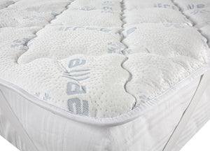 Topper Coprimaterasso Imbottito Correttore Materasso Reversibile Rinfrescante Riscaldante - Matrimoniale - Double