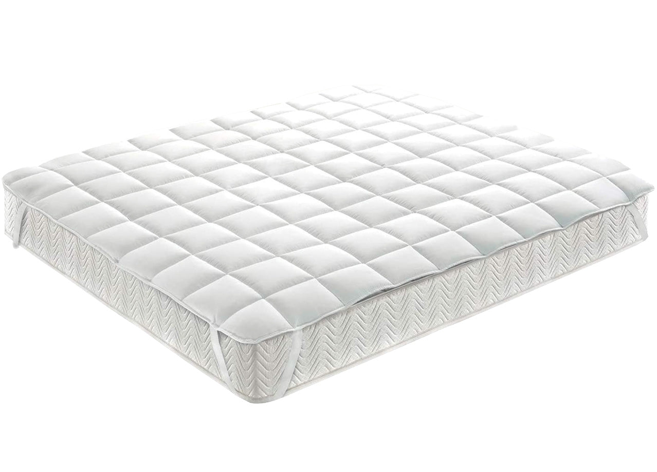 Topper Coprimaterasso Imbottito Antibatterico Matrimoniale Correttore Materasso SV