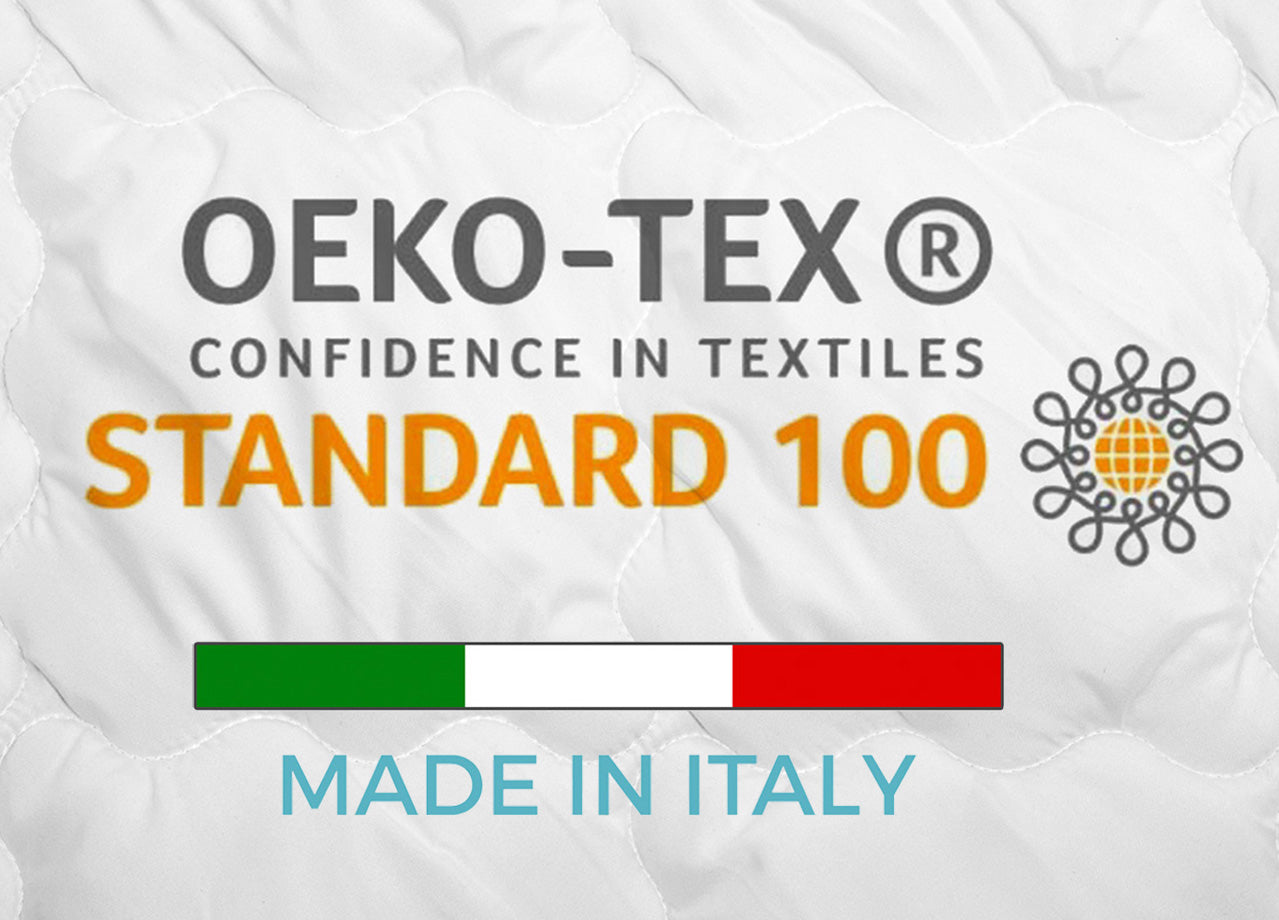 Topper Coprimaterasso Imbottito Correttore Materasso Reversibile Rinfrescante Riscaldante - Matrimoniale - Double