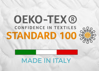 Topper Coprimaterasso Imbottito Correttore Materasso Reversibile Rinfrescante Riscaldante - Matrimoniale - Double