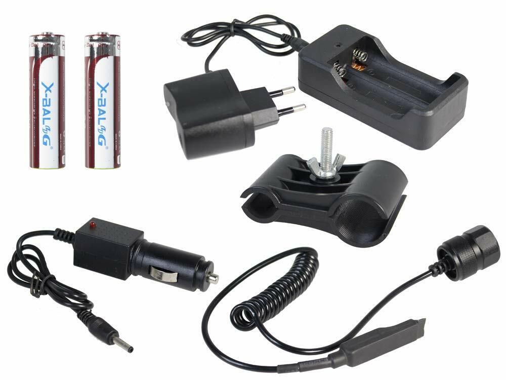 TORCIA 50000 LUMEN TATTICA/MILITARE X FUCILE LED T6 RICARICABILE ZOOM BL-Q2804