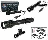 TORCIA 50000 LUMEN TATTICA/MILITARE X FUCILE LED T6 RICARICABILE ZOOM BL-Q2804