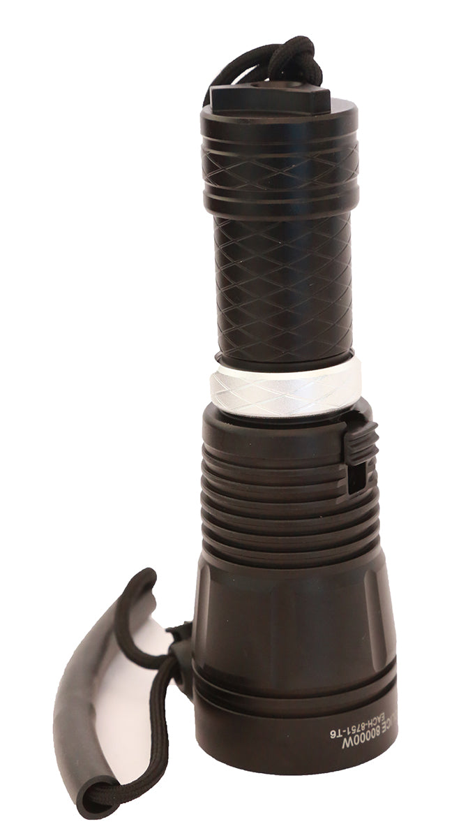 TORCIA LAMPADA SUBACQUEA LED CREE T6 RICARICABILE IMMERSIONE BL-8751