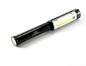 TORCIA LED CALAMITA DA LAVORO COB LAMPADA PORTATILE EMERGENZA STRIP COB Q5/Q7