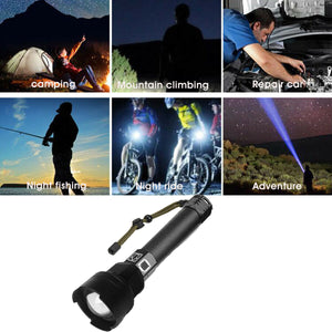 TORCIA TATTICA/MILITARE LED CREE T6 RICARICABILE ZOOM 2 BATTERIE P516-P70 V2