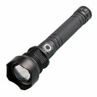 TORCIA TATTICA/MILITARE LED CREE T6 RICARICABILE ZOOM DOPPIA BATTERIA A89-P70