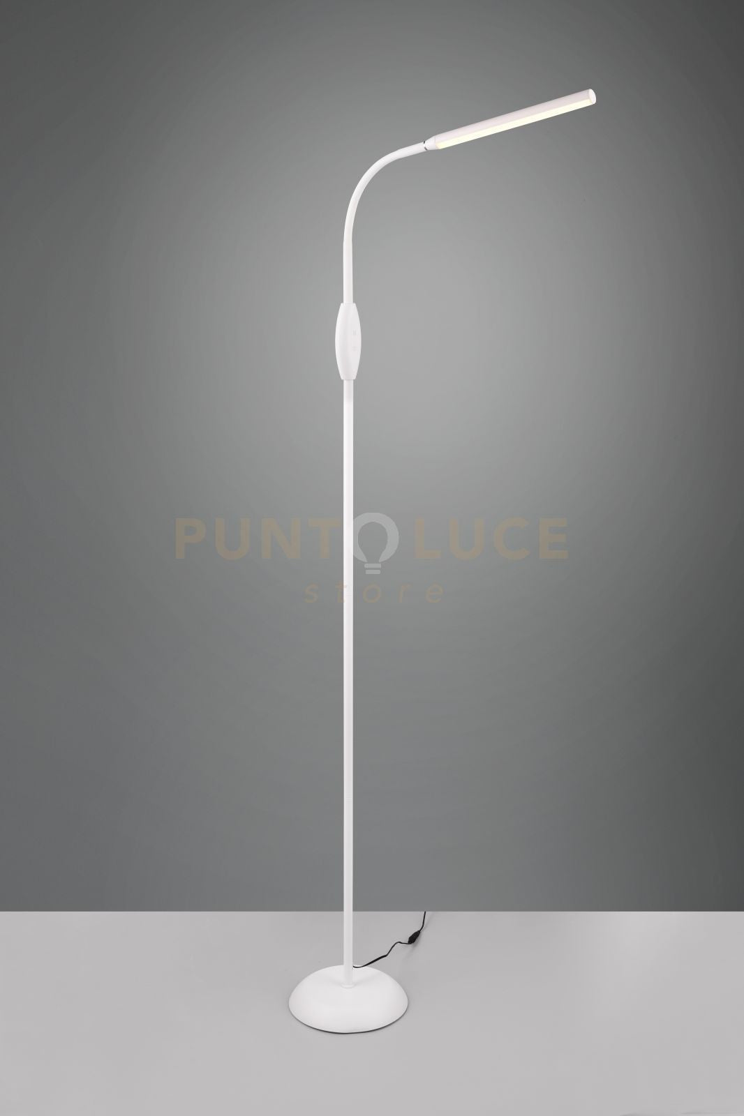 TORO PIANTANA LED 5W 700lm, 3000+4000+5000K BIANCA FLESSIBILE TOUCH E TEMPERATURA DI COLORE DIMMERABILE H. 145CM