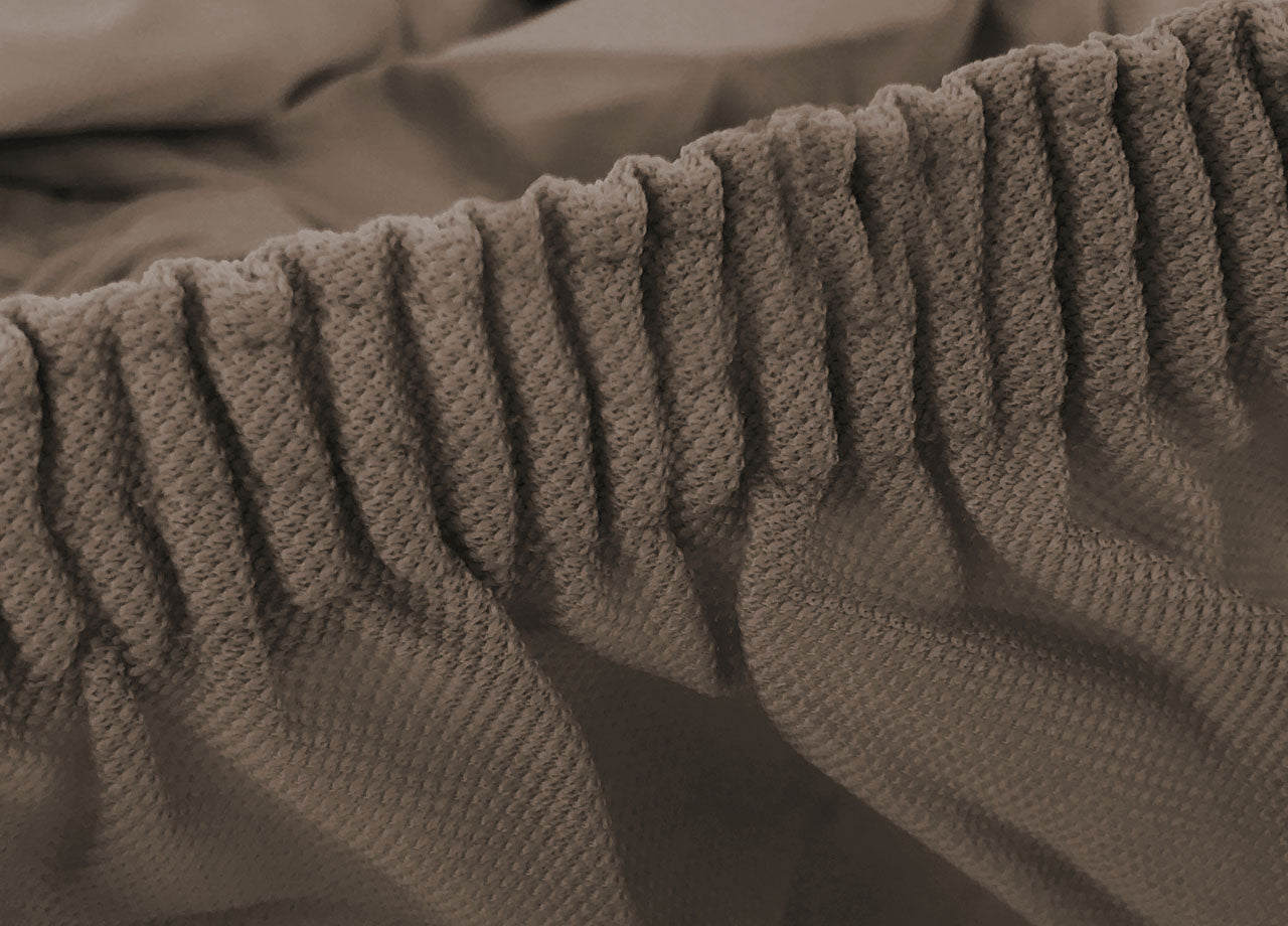 Copriseduta Per Divano Elasticizzato Antimacchia Genius In Tinta Unita - Coppia 1 Posto - Tortora 1019