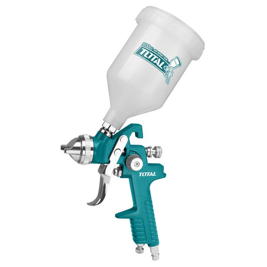 PISTOLA AEROGRAFO AD ARIA COMPRESSA VERNICIATURA 600CC SUPERIORE INCLINATO TOTAL