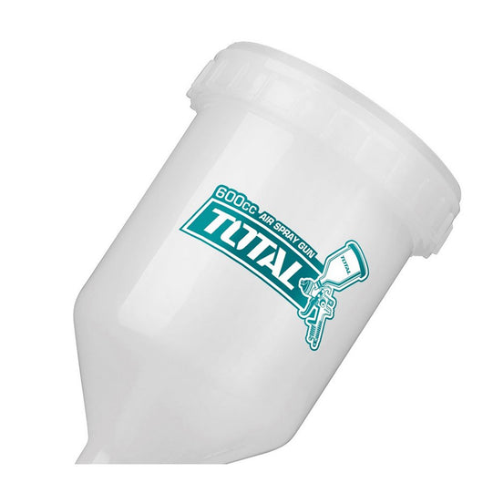 PISTOLA AEROGRAFO AD ARIA COMPRESSA VERNICIATURA 600CC SUPERIORE INCLINATO TOTAL