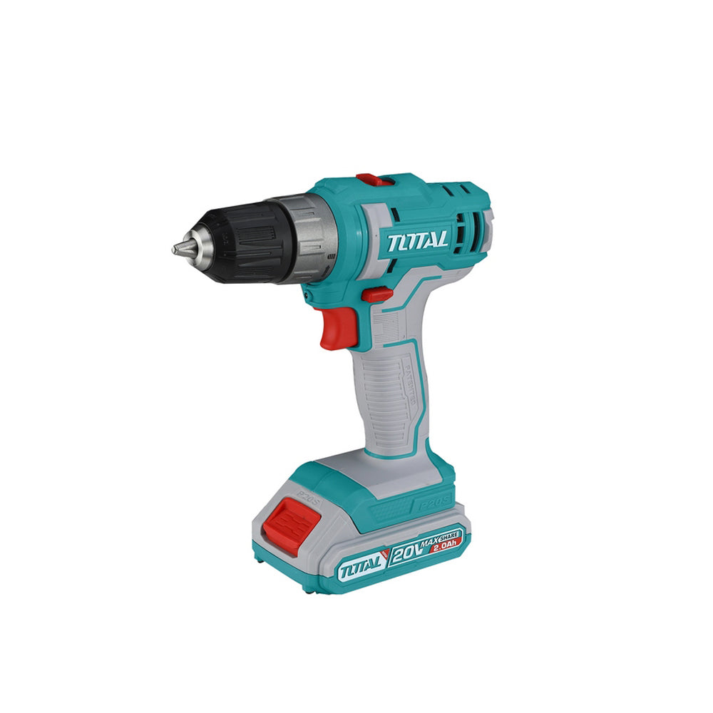 TRAPANO AVVITATORE A BATTERIA 20V 45Nm + 2 BATTERIE 2Ah + 47 ACCESSORI TOTAL