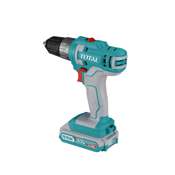 TRAPANO AVVITATORE A BATTERIA 20V 45Nm + 2 BATTERIE 2Ah + 47 ACCESSORI TOTAL