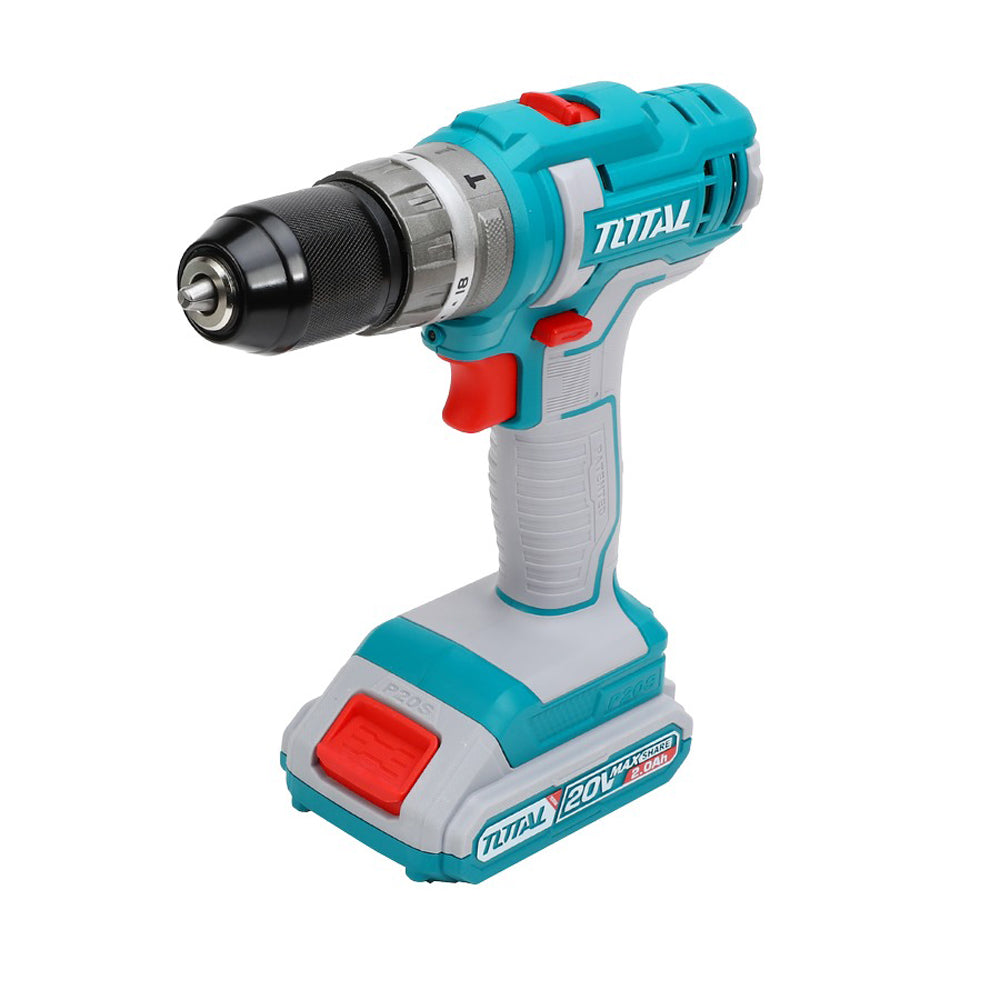 TRAPANO AVVITATORE A PERCUSSIONE 2 BATTERIE DA 2Ah 45Nm + 47 ACCESSORI TOTAL