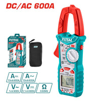 PINZA AMPEROMETRICA MULTIMETRO DIGITALE MISURAZIONI AC DC 600A 600V TOTAL