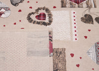 Tovaglia Miros Resinata Antimacchia Copritavolo Cucina Disegno Holly - 140x180 - Holly